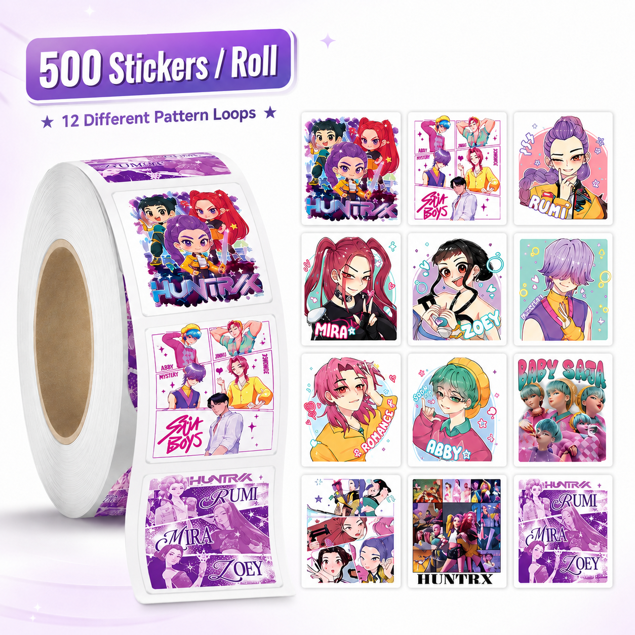 Sticker Luggage Decorative - 500pcs Kpop Stickers Waterproof DIY Decals