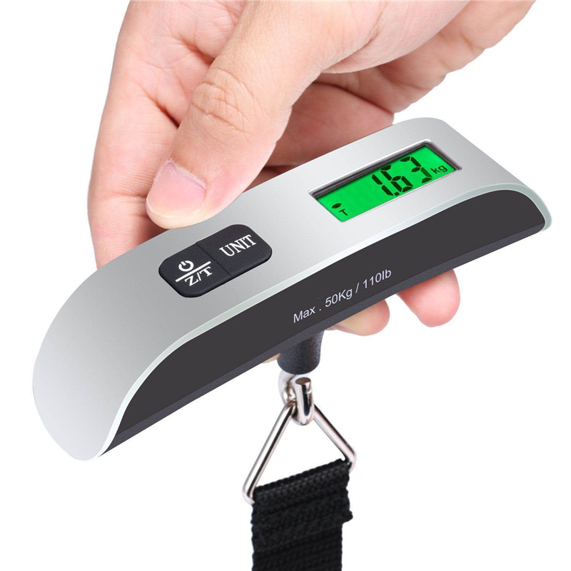 Travel Packing Cube - Portable Scale Digital LCD Display 110lb/50kg