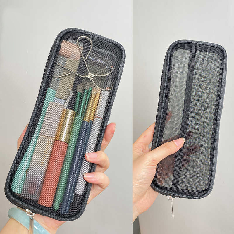 Travel Accessories Pouch For Men - Makeup Brush Travel Case Cosmetic Toiletry