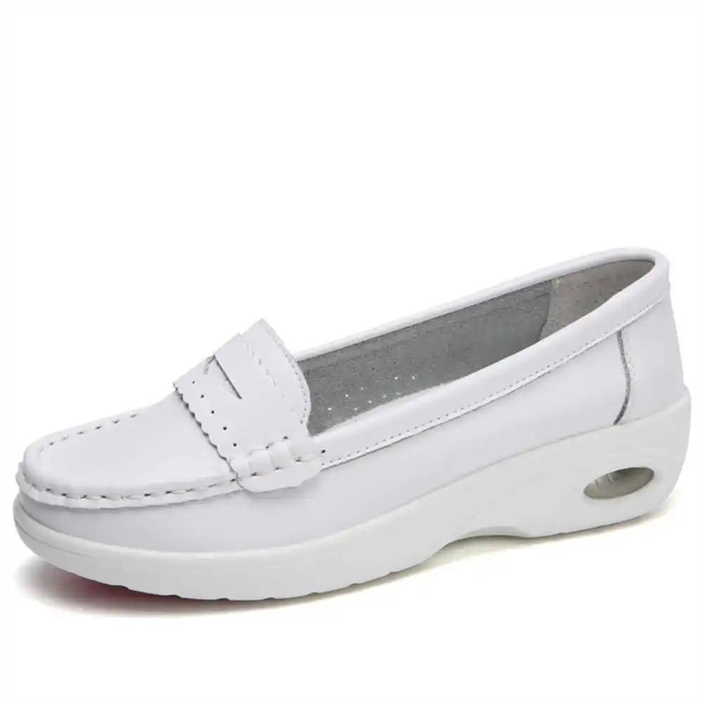 Thick Sole Slipon White Traine - Travel Accessories On Sale review and price