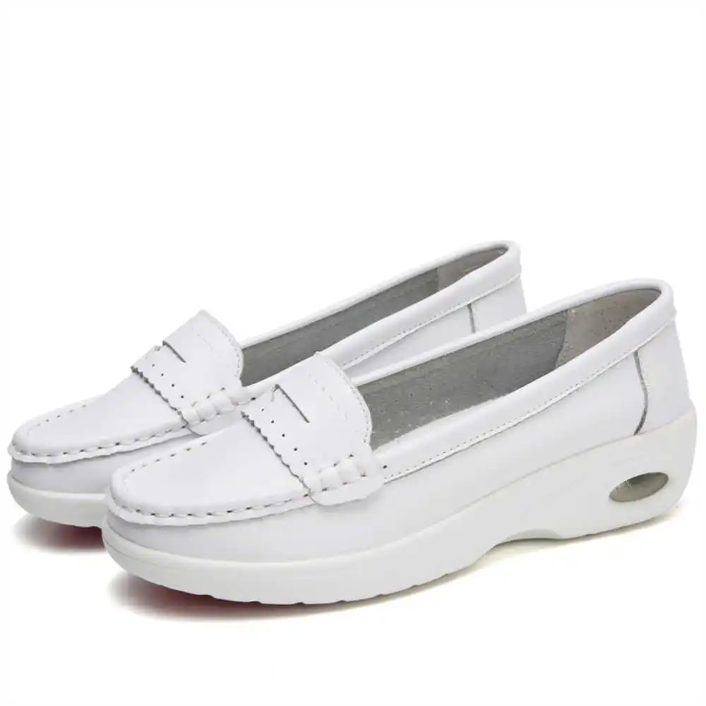 Thick Sole Slipon White Traine - Travel Accessories On Sale review and price