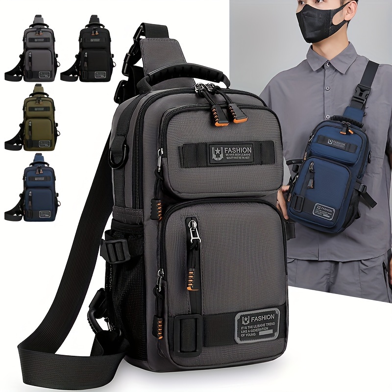Men's Chest Bag Multifunctiona - Travel Accessories Bike review and price