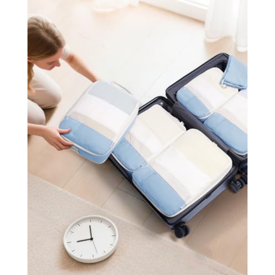 6 Set Compression Packing Cube - Travel Packing Cube review and price