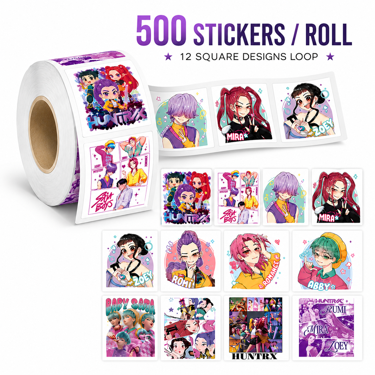 500pcs Kpop Stickers Waterproo - Sticker Luggage Decorative review and price