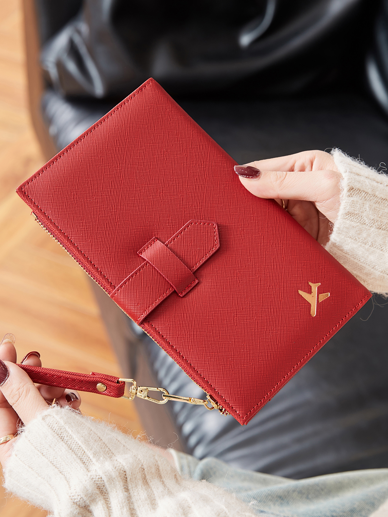 Fashionable PU leather airplan - Travel Accessories For Plane review and price