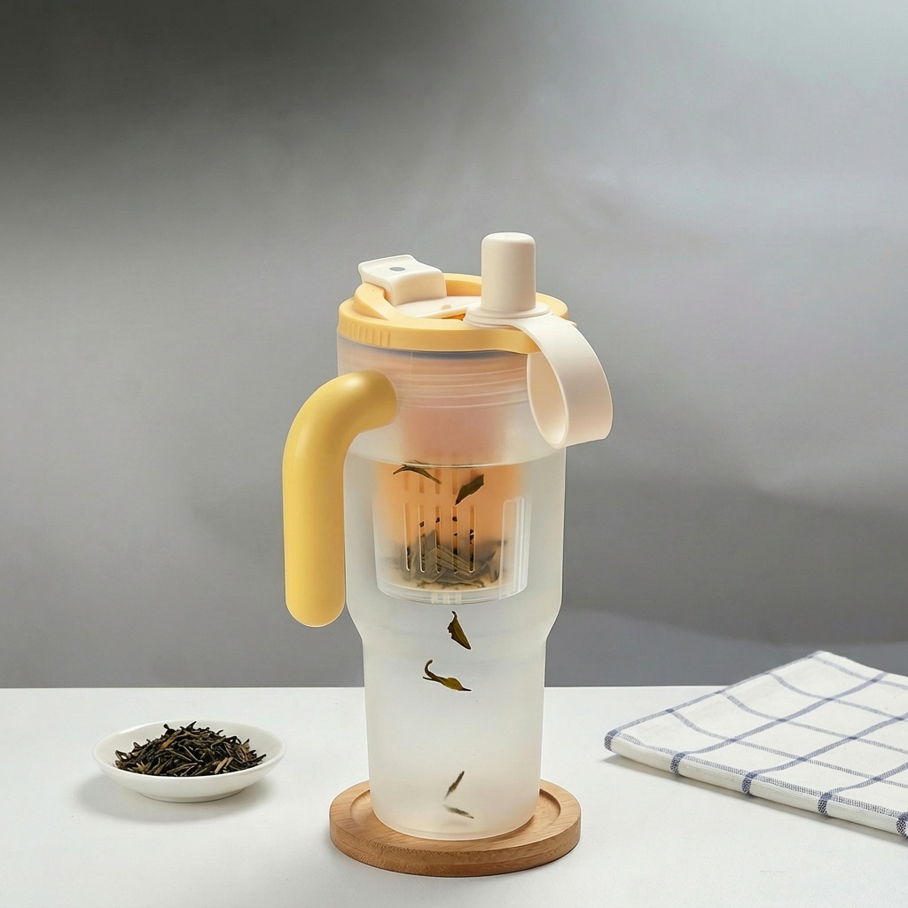 Transparent Plastic Water Cup  - Portable Travel Kettle review and price