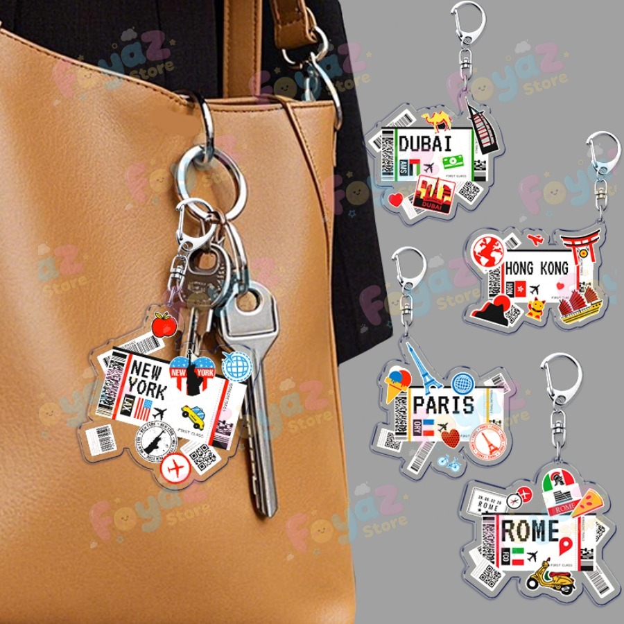 Retro Traveling Plane Keychain - Travel Accessories For Plane review and price