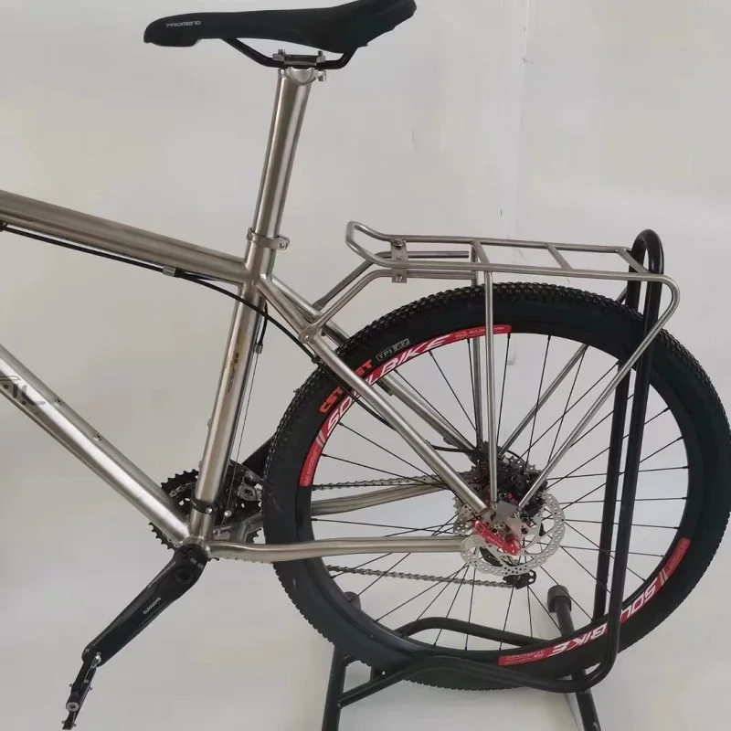 Bicycle Rear Luggage Titanium  - Travel Accessories Bike review and price