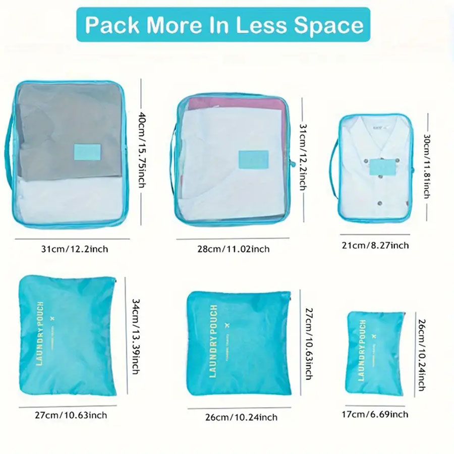 6pcs Travel Organizer Storage  - Travel Accessories For Plane review and price