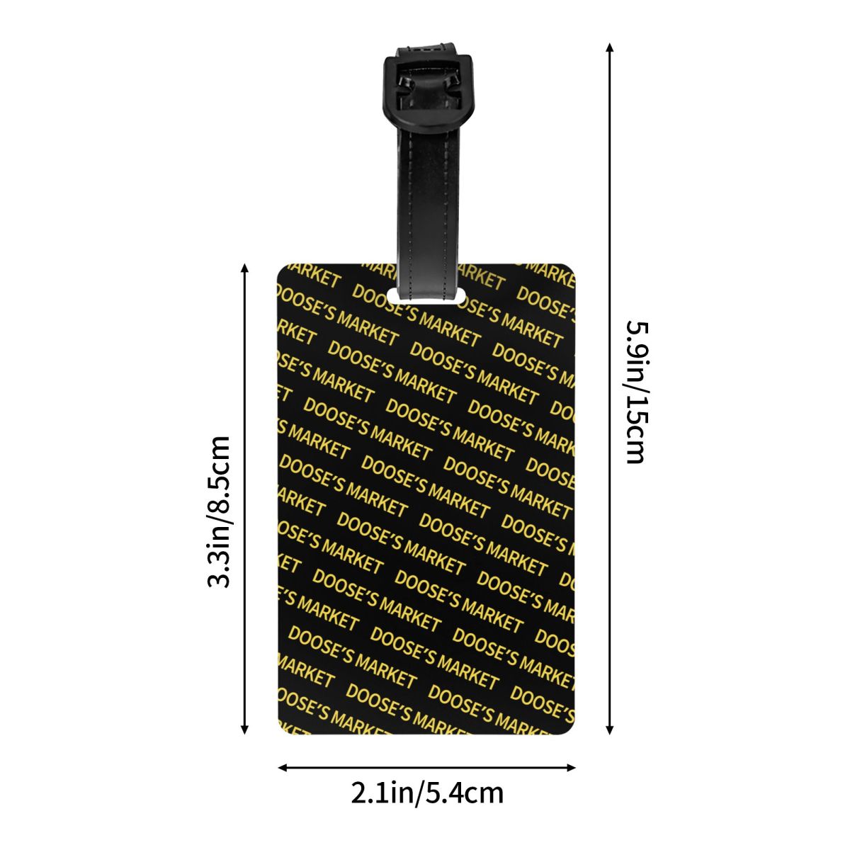 Doose's Market Luggage Tag Cus - Travel Accessories Market review and price