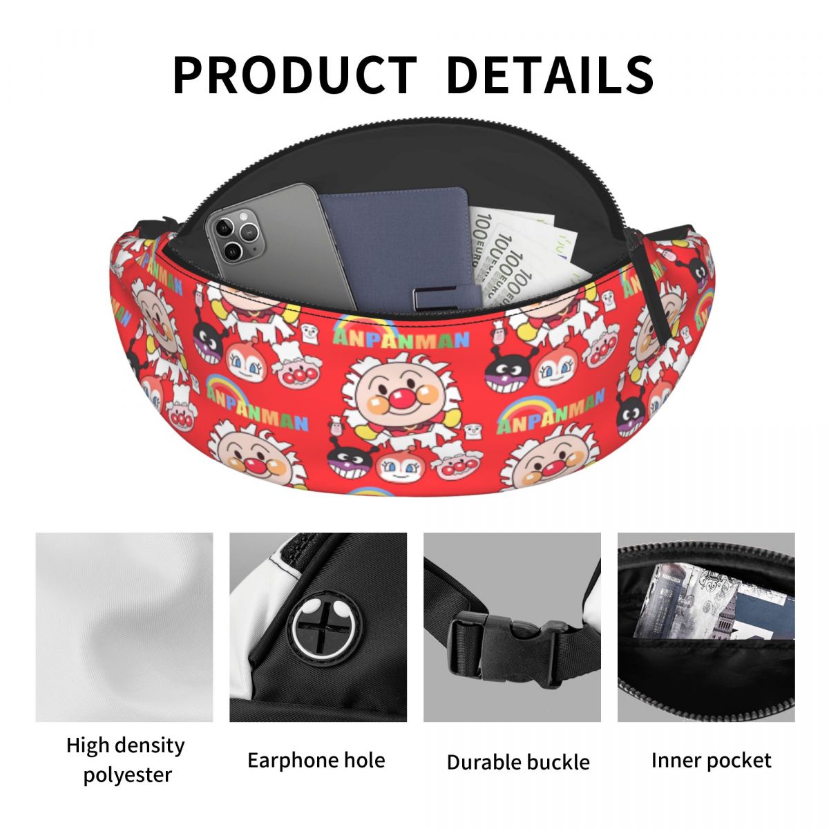 Custom Comic A-Anpanmanes Mang - Travel Accessories Pouch For Men review and price