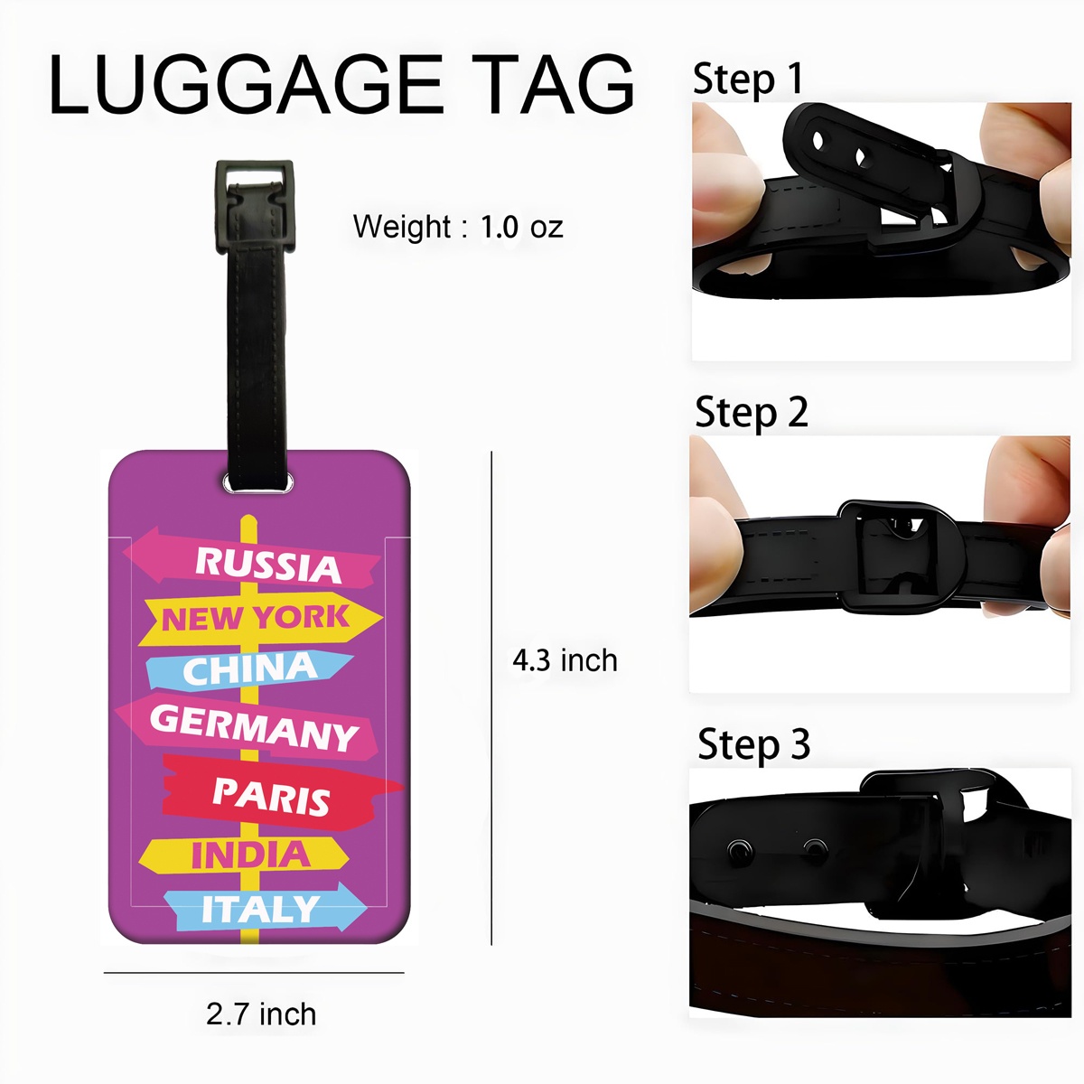 Creative Road Sign Indication  - Travel Packing Cube review and price