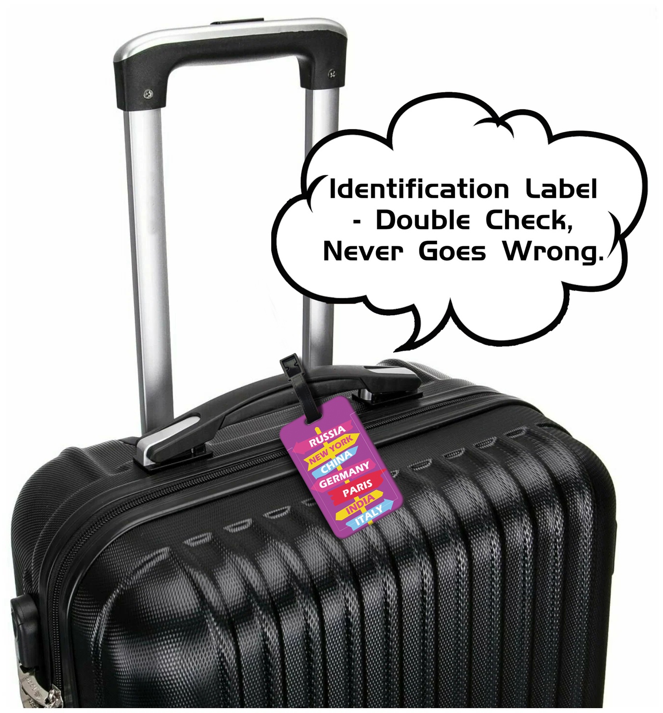 Creative Road Sign Indication  - Travel Packing Cube review and price