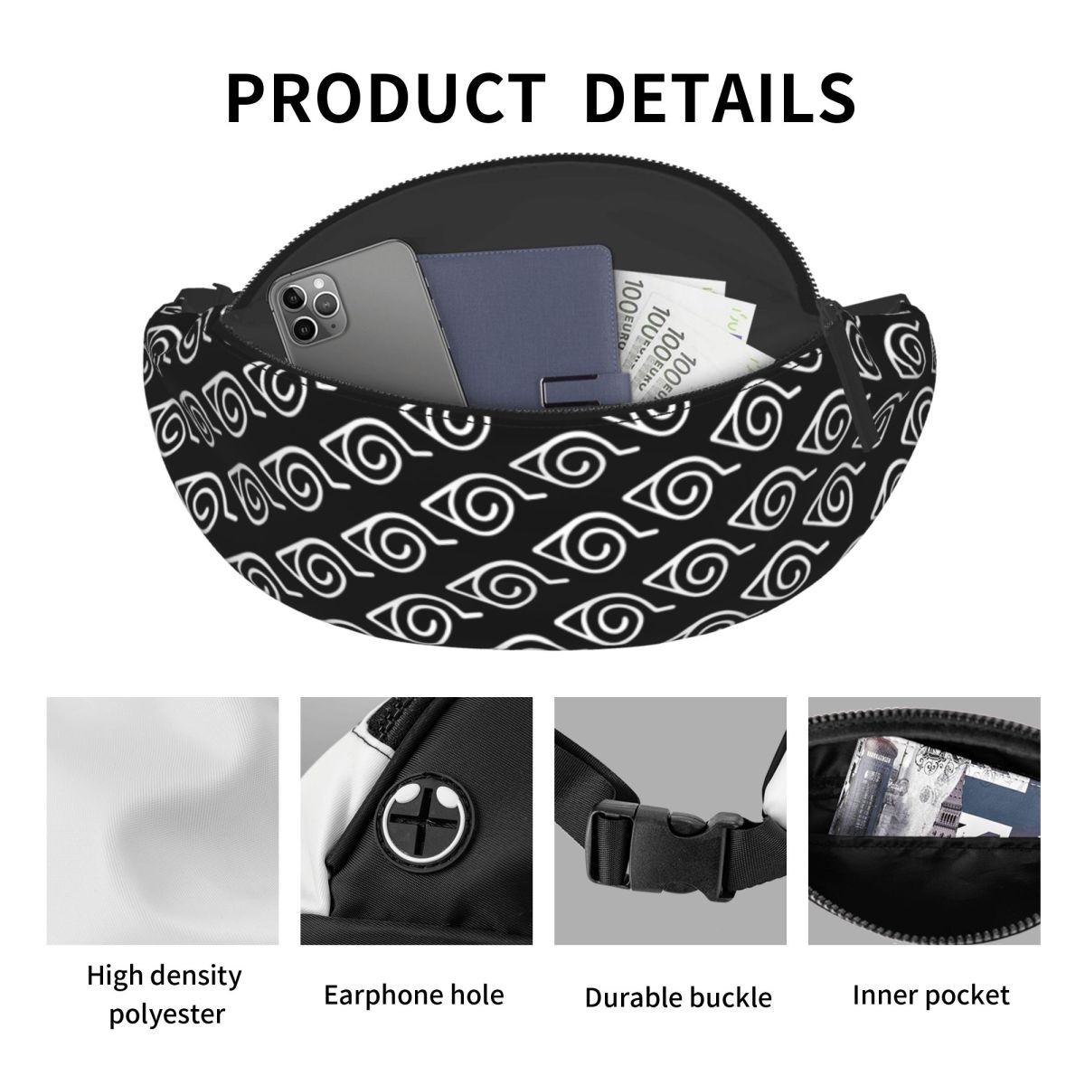 Custom U-Uzumakies N-Narutoes  - Travel Accessories Pouch For Men review and price
