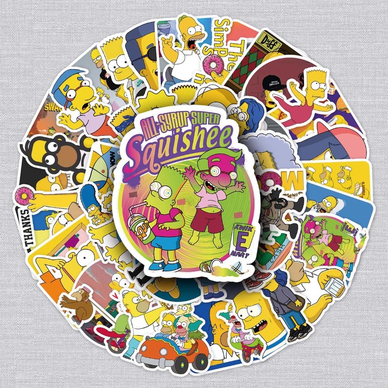 New Creative The Simpson Stick - Sticker Luggage Decorative review and price
