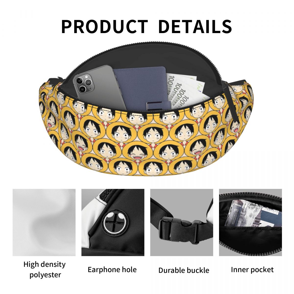Custom Fashion Mangas L-Luffye - Travel Accessories Pouch For Men review and price