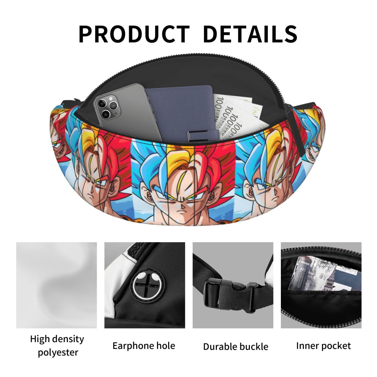 Custom Cool V-Vegetaes Anime A - Travel Accessories Pouch For Men review and price