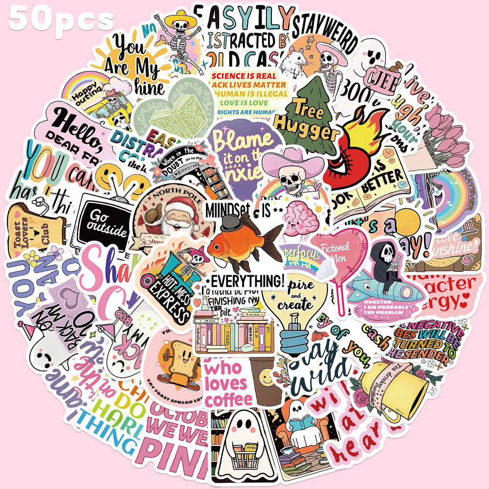 50pcs Funny Cartoon World Stic - Sticker Luggage Decorative review and price
