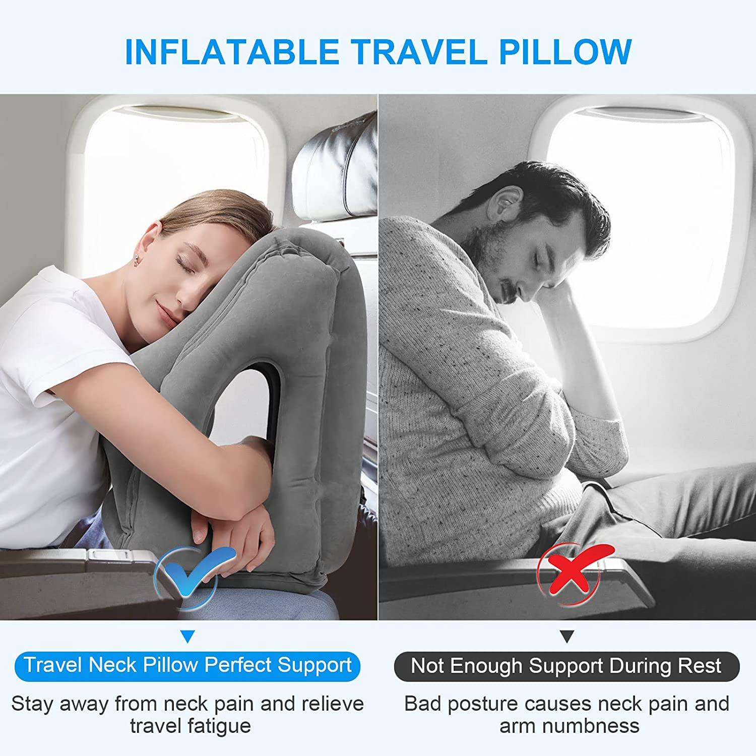Inflatable Travel Pillow,Trave - Travel Accessories Long Haul review and price